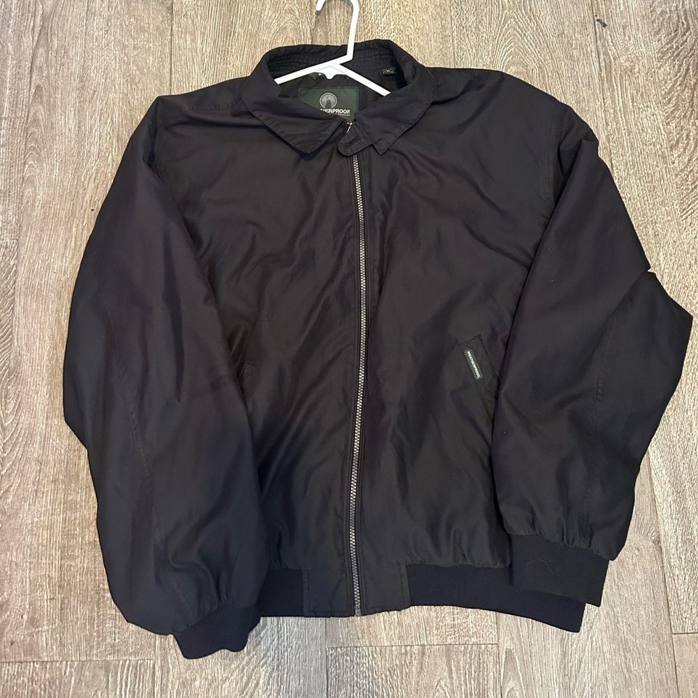 Weatherproof bomber jacket.
